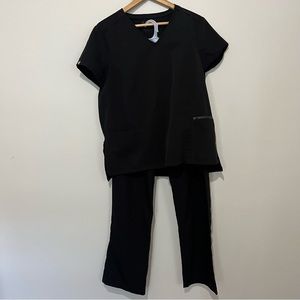 Figs Technical Collection Scrub Set L Black